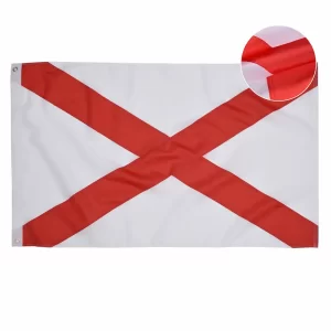 Alabama Flag Embroidered Polyester 1