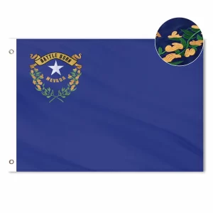 Nevada Flag Embroidered Polyester 1