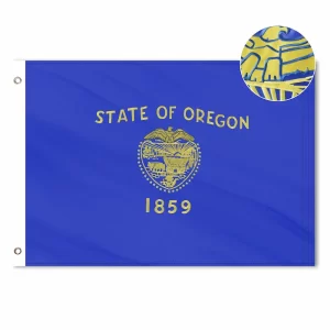 Oregon Flag Embroidered Polyester 1