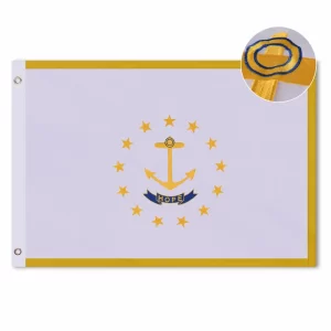 Rhode Island Flag Embroidered Polyester 1