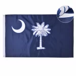 South Carolina Flag, Embroidered, 210D Polyester