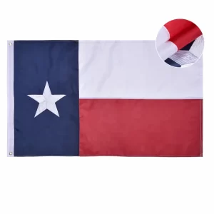 Texas Flag Embroidered Polyester 1