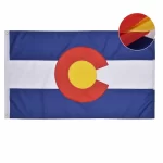 Colorado State Flag, Embroidered, High-strength Polyester