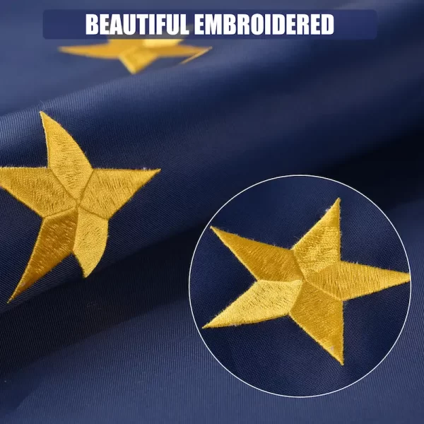 Alaska Flag Embroidered Polyester 3