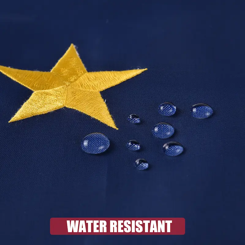 Vicdria Alaska Flag Waterproof