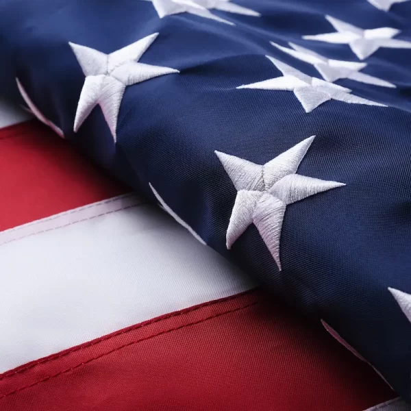American Flag Embroidered 210D Polyester 1
