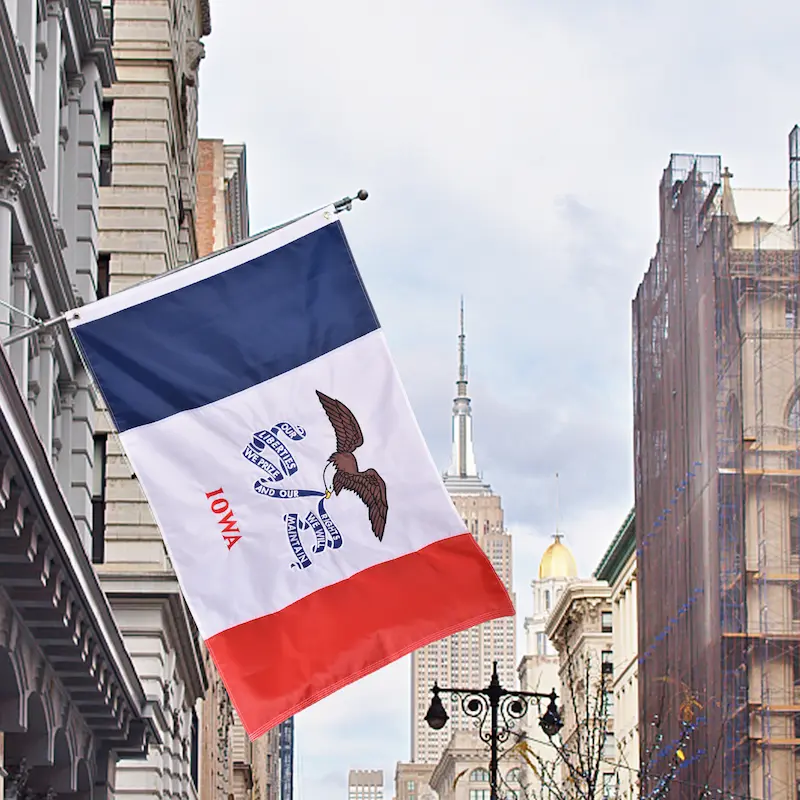 Vicdria Iowa Flag