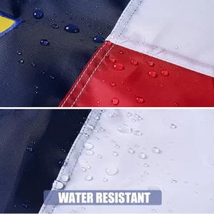 North Carolina Flag Embroidered Polyester 4
