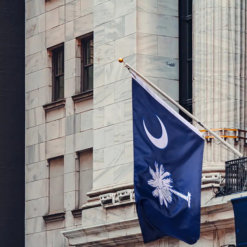 Vicdria South Carolina Flag