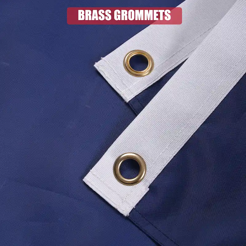 Vicdria Utah Flag Brass Grommets