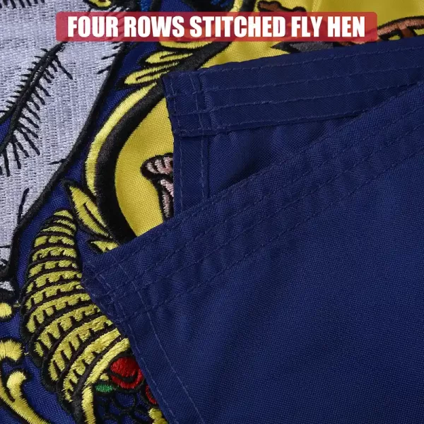 Wisconsin Flag Embroidered Polyester 6
