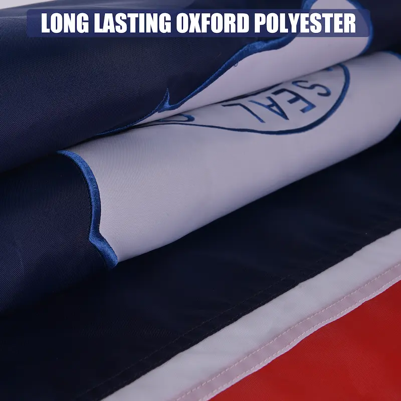 Wyoming Flag Embroidered Polyester 2