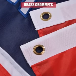 Wyoming Flag Embroidered Polyester 5