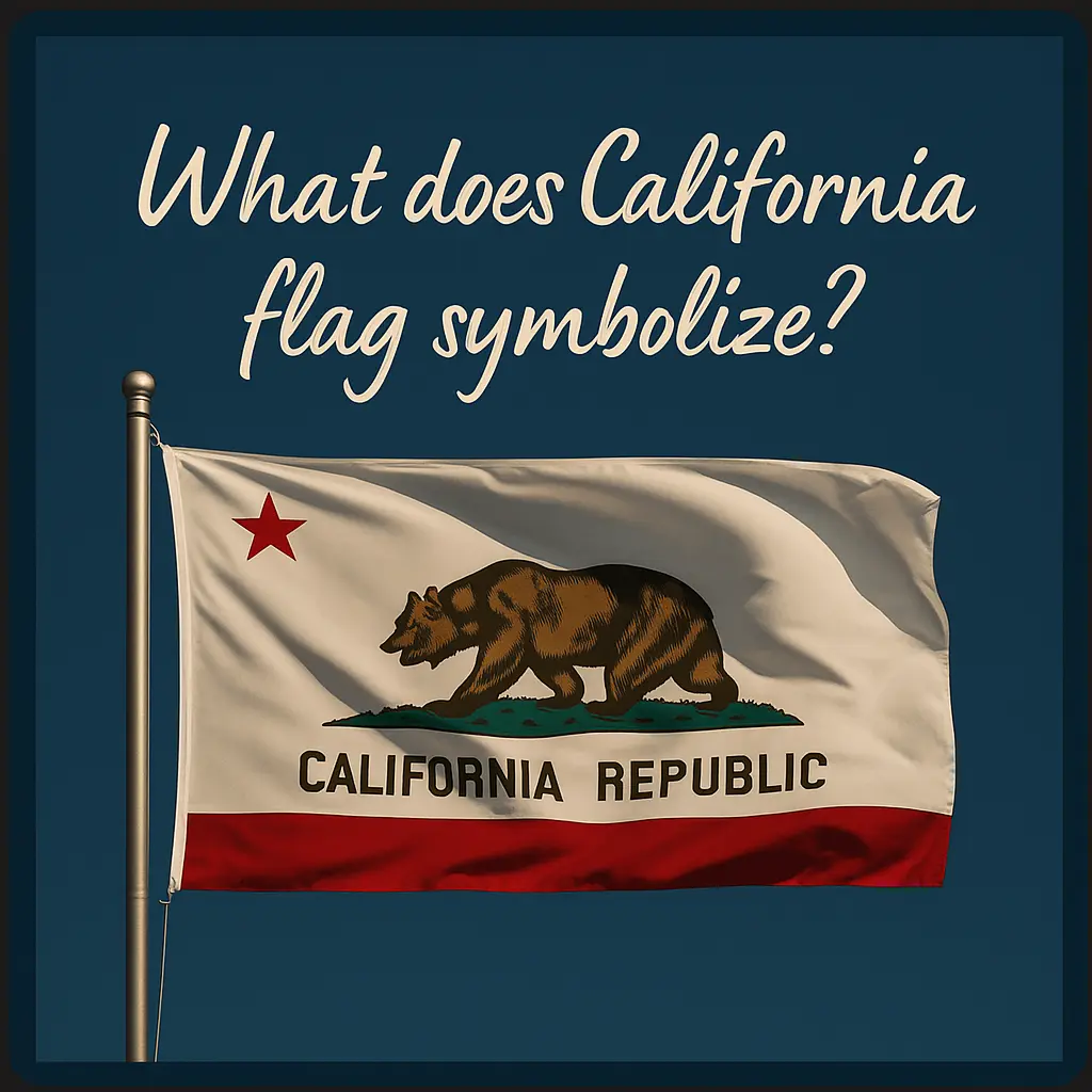 what does california flag symbolize