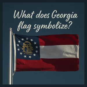 what does georgia flag symbolize