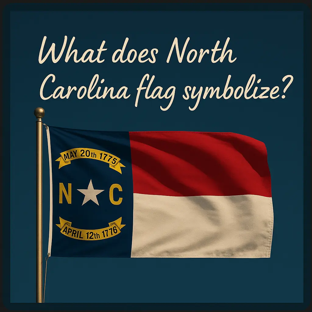 what does north carolina flag symbolize
